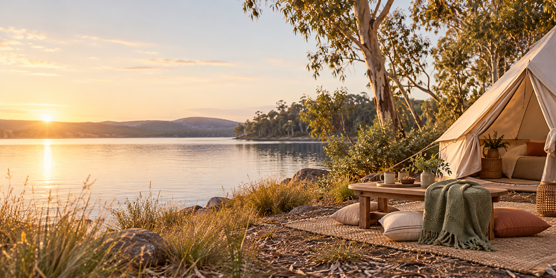 Illustrative Camping lifestyle setting